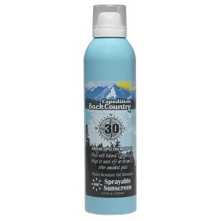 EXPEDITION BACKCOUNTRY Broad Spectrum Sprayable Sunscreen, Light Citronella, 6 oz BC91326